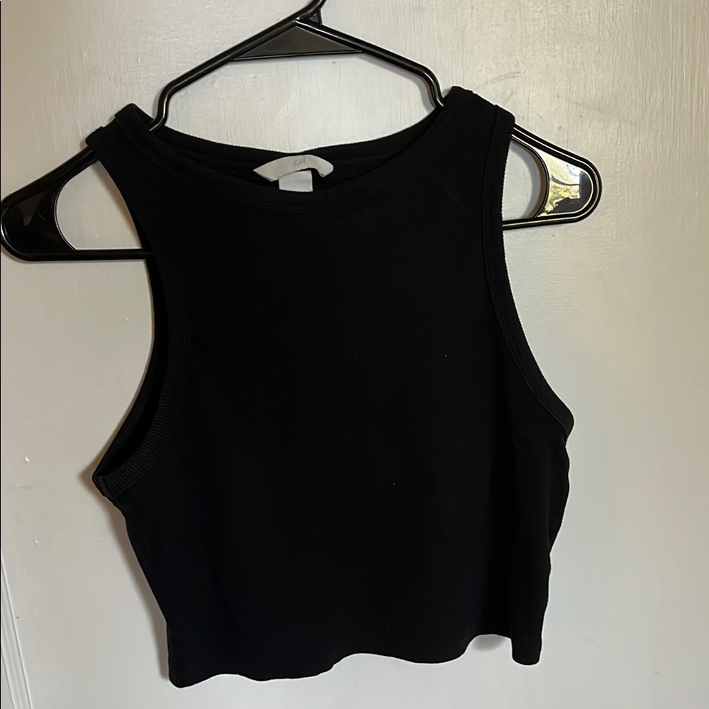 Black Sleeveless Women's Top